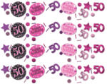 Amscan Confetti roz sclipici 50