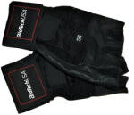 BioTechUSA Manusi cu bareta - Houston Gloves (long strap), Mărimea S