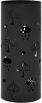 vidaXL Suport pentru umbrele, model umbreluțe, oțel, negru (246804) - comfy