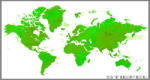 Stiefel Föld fali dekortérkép zöld színben keretezett kivitelben 200x140 (12700977T-XXL)