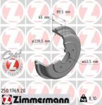 ZIMMERMANN Tambur frana ZIMMERMANN COAT Z 250.1769. 20 (250.1769.20)