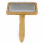 M-PETS BAMBOO Slicker Brush - Четка за фино разресване от 100% естествен бамбук, размер L - 12, 2 x 15, 5 см - Белгия 10119399