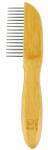 M-PETS BAMBOO Regular Comb with Rotating Teeth 16 teeth - Бамбуков гребен с 16 въртящи се зъбци от 100% естествен бамбук, 6, 5 x 21, 5 см - Белгия 10119799