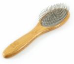 M-PETS BAMBOO Ball Pin Brush - Еко Бамбукова четка с предпазни топчета от 100% естествен бамбук, 6 х 22 см - Белгия 10119099