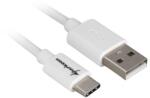 Sharkoon USB 2.0 A - USB C Adapter - white - 3m - vexio
