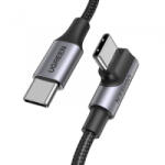 UGREEN US334 USB-C-USB-C ferde kábel, 5A, PD 100W, 2m, fekete (70645)