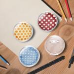 vidaXL Set de ecusoane cu ac, 100 seturi, 58 mm, acril (30160)