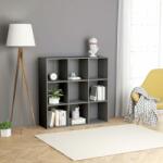 vidaXL Bibliotecă, gri, 98 x 30 x 98 cm, PAL (801127) Biblioteca