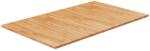 vidaXL Blat de baie, maro deschis, 100x60x1, 5 cm, lemn masiv tratat (343013)