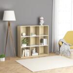 vidaXL Bibliotecă, alb și stejar Sonoma, 98 x 30 x 98 cm, PAL (801130) Biblioteca