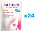 KATTOVIT Feline Diet Diabetes Chicken 24 x 85 g