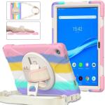  Husă SOLID durabilă pentru Lenovo Tab M10 Plus a 3-a generație RAINBOW