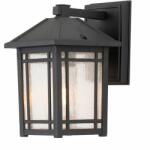 Quoizel Aplică exterior Cedar Point, bronz Palladian, H: 24, 8 cm, 1xE27, IP44, QZ-CEDAR-POINT-S-BK (QZ-CEDAR-POINT-S-BK)