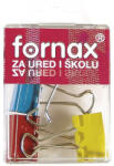 Fornax Binderkapocs 25mm, BC-31, 4 db műanyag dobozban, Fornax színes (A-31)
