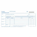 Bluering Kiadási pénztárbizonylat 25x2lapos B. 318-103/V 4 db/csomag