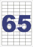 BLUERING Etikett címke, 38, 1x21, 2mm, 100 lap, 65 címke/lap Bluering® (BRET134) - bestoffice