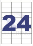 BLUERING Etikett címke, 64, 3x34mm, 100 lap, 24 címke/lap Bluering® (BRET126) - bestoffice