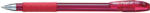 Pentel Golyóstoll kupakos 0, 35mm, háromszög fogózóna Pentel Feel it BX487-B, írásszín piros 2 db/csomag (BX487-B)