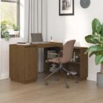 vidaXL Birou, maro miere, 110x50x75 cm, lemn masiv de pin (814507)