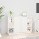 vidaXL Servantă, alb, 120x35x80 cm, lemn masiv de pin (814500) Comoda