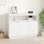 vidaXL Servantă, alb, 104, 5x34x80 cm, lemn masiv de pin (814390) Comoda