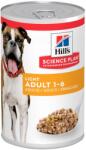 Hill's Science Plan Canine Adult Light Chicken 370 g túlsúlyos felnőtt kutyáknak csirke
