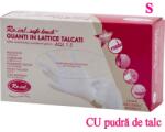 Ro. ial Manusi latex albe CU pudra 100buc S - ROIAL