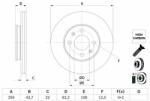 Bosch Disc frana BOSCH 0 986 479 F29 (0 986 479 F29) - automobilus