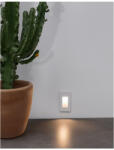 Nova Luce beépíthető lámpa, oldalfalba süllyeszthető, fehér, 3000K melegfehér, max. 1W, 105 lm, 9083021 (9083021)