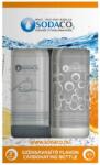SodaCO2 Szénsavasító palack csomag, Basic / Royal / Delfin szódagépekhez, 2 db 1L, fehér/szürke (Flakon duopack)