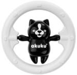 Akuku - csörgő maci fekete-fehér