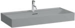Laufen Kartell by Laufen kerámia mosdó 100x46 cm csaplyukkal és túlfolyóval, matt szürke H8103377591041 (H8103377591041)