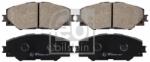 Febi Bilstein set placute frana, frana disc FEBI BILSTEIN 170237 (170237)