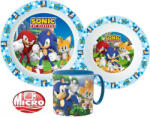 Stor Sonic, a sündisznó étkészlet, micro műanyag szett STF33339