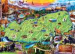 Masterpieces - Puzzle Parcuri naționale - Great Smoky Mountains - 1 000 piese Puzzle