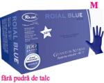 Ro. ial Manusi nitril albastre fara pudra 100buc M - ROIAL