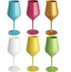  Set 6 pahare colorate wine , policarbonat, 470 cc , tritan Pahar