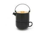 Bredemeijer Ceainice si infuzoare Bredemeijer Tea-for-one Umea black with Bamboo lid 142008 (142008) - pcone