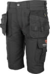 Promacher Erebos Stretch fekete színű munkavédelmi rövidnadrág (P81003-58)