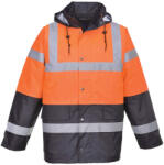 Portwest S467 Hi-Vis Kéttónusú Traffic kabát narancs színben (S467ORRXL)