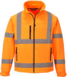 Portwest S424 Jól láthatósági Softshell dzseki narancs színben (S424ORRXXL)