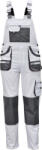 CERVA Carl BE-01-004 kantáros nadrág fehér/szürke (0302016886056)