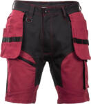 CERVA Keilor férfi munkavédelmi rövidnadrág piros színben (0357000520058)