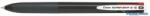 Pilot Golyóstoll, 0, 27 mm, nyomógombos, fekete, PILOT "Super Grip G", négyszínű (PSGGNY4F) - kecskemetirodaszer