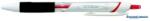uni Golyóstoll, 0, 35 mm, nyomógombos, fehér tolltest, UNI "SXN-155 Jetstream", piros (TU155P) - kecskemetirodaszer