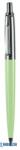 PAX Golyóstoll, 0, 8 mm, nyomógombos, pasztell zöld tolltest, PAX, kék (PX4030302) - kecskemetirodaszer