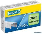 RAPID Tűzőkapocs, 26/6, horganyzott, RAPID "Standard" E24861300 (E24861300)