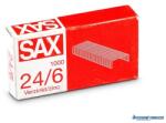 SAX Tűzőkapocs, 24/6, cink, SAX (ISAK246) - kecskemetirodaszer