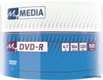 MYMEDIA DVD-R lemez, 4, 7 GB, 16x, 50 db, zsugor csomagolás, MYMEDIA (by VERBATIM) (DVDM-16Z50) - kecskemetirodaszer