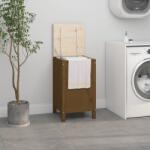 vidaXL Cutie de rufe, maro miere, 44x44x76 cm, lemn masiv de pin (823577)